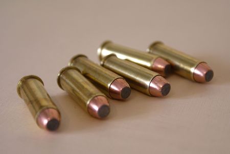 Gun bullets that wish nobody could have access to.の写真素材