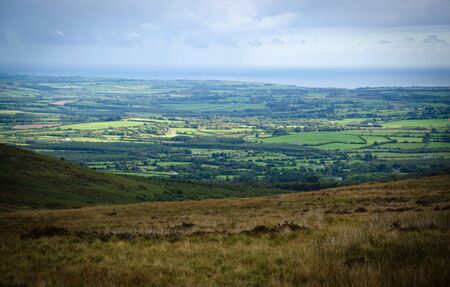 Beautiful meadow and landscape of Irelandの写真素材