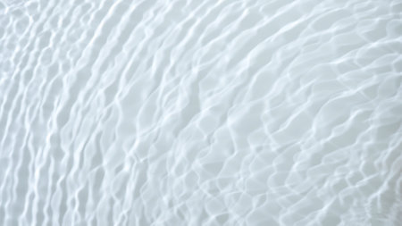 White wave abstract or rippled water texture background
