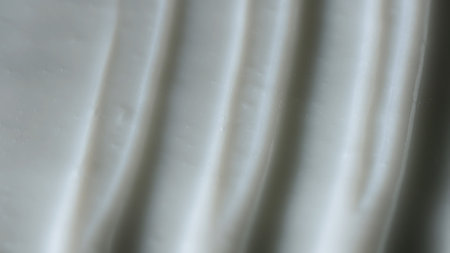 Beauty and skin care products advertisement creative concept. Close up shot of cream background....