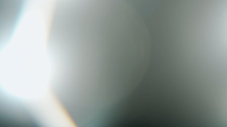 Real optical bokeh on black background