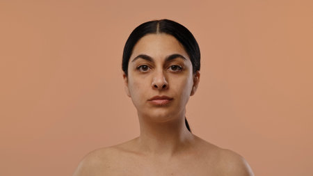 Portrait Photo of a Woman with Neutral Background