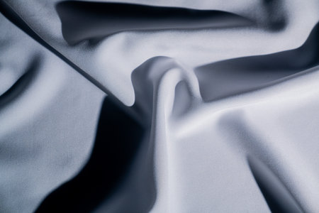 Elegant Soft White and Gray Fabric Textureの写真素材