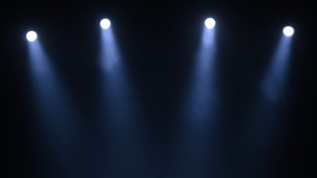 Flow stage of formless smoke swirling against a black background