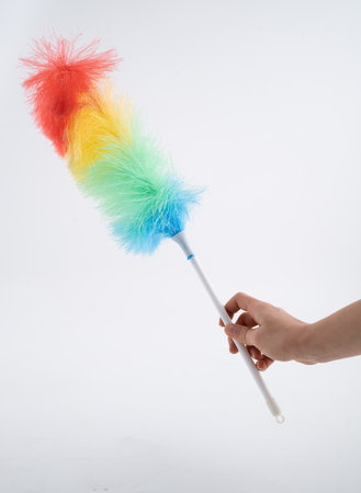 Colorful Feather Duster for Efficient Home Cleaning