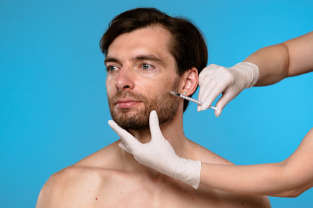 Facial Cosmetic Injectable Treatment for Skin Rejuvenation Enhancement