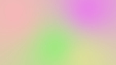 Soft pastel pink, green and yellow gradient background with smooth blur, ideal for spring design,...