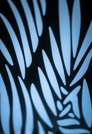 A soft abstract pattern of light and shadow, from the studio projection on the wall and floor...