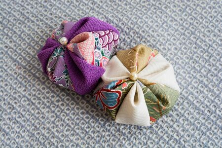 Japanese traditional toys "Otedama"の写真素材