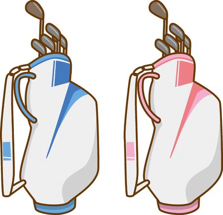 Image illustration of golf backのイラスト素材