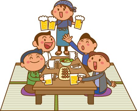Image illustration of izakayaのイラスト素材