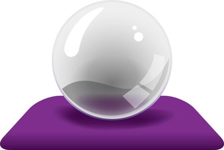 Crystal Image Illustration Greyのイラスト素材