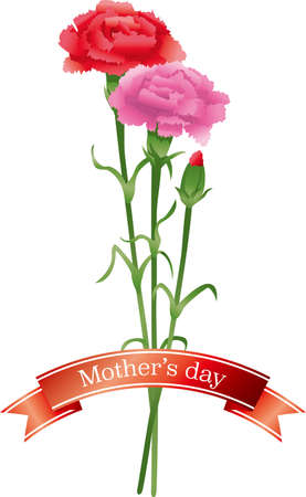 Mother's Day Image Design Illustrationのイラスト素材