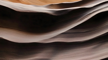 The smooth flowing lines of Antelope Canyon create a mesmerizing and beautiful abstract landscape view..の素材