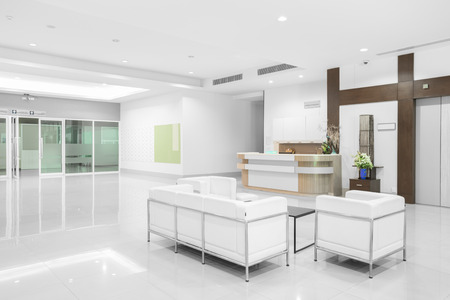 NAKHONRATCHASIMA, THAILAND - July 20, 2016: White seat of modern hospital, July 20, 2016 in Nakhonratchasima, Thailand.のeditorial素材