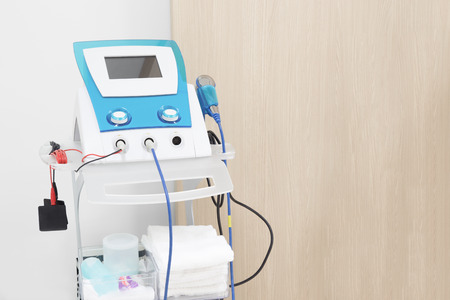 Electrodes electric massage medical equipment in physiotherapy room