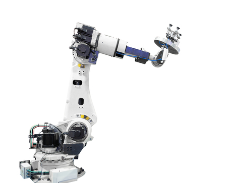 Industry robotic arm isolated includedの写真素材