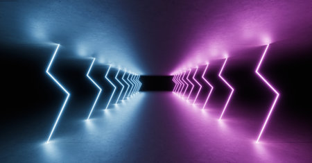 Metaverse abstract background, 3d renderの写真素材