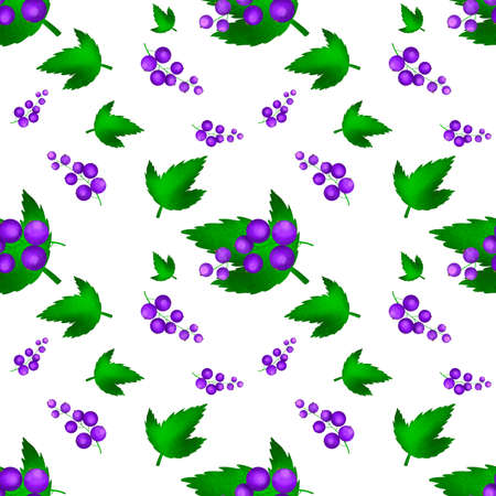 Background pattern forest blueberry with green leavesの写真素材