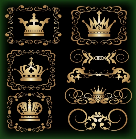 Decorative elements  Vector image  Vintage のイラスト素材