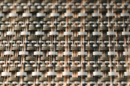 Texture of a plastic table napkin in a cafeの写真素材