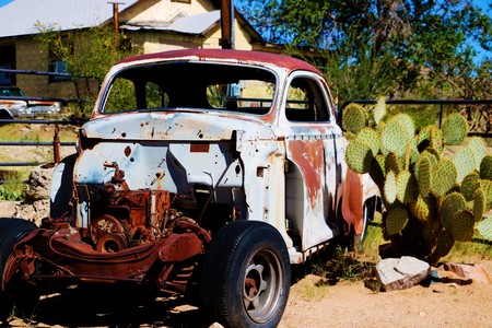 Hackberry General Store is a popular museum of old Route 66のeditorial素材