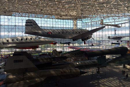 Seattle, USA - September 2, 2018: Seattle Aviation Museum. Private non-profit aviation and space museum in the Pacific Northwestのeditorial素材