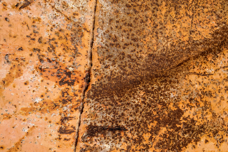 Old ginger metal, background, blank for designersの写真素材