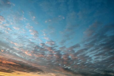 Natural background of the colorful sky and cloud during the time sunrise and sunsetの写真素材