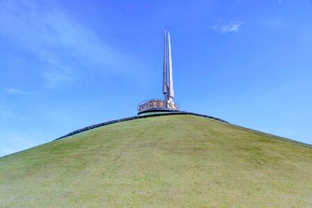 Minsk, Belarus, May 17, 2019: The Mound of Glory memorial complex is a monument of the Great Patriotic Warのeditorial素材