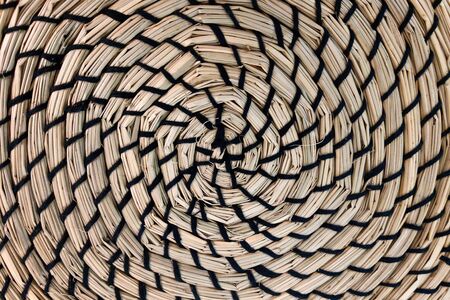 Wicker basket structure texture, background standの写真素材
