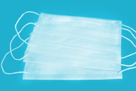 Medical disposable face masks. Coronavirus. Worldwide quarantineの写真素材