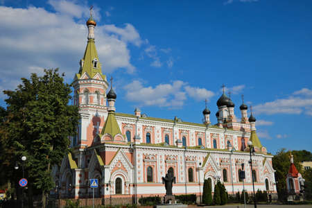 Grodno, Belarus - May 15, 2019: Holy Intercession Cathedral in Grodnoのeditorial素材