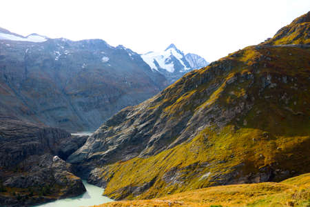 Beautiful view landscape from the Grossglockner, Austriaの写真素材