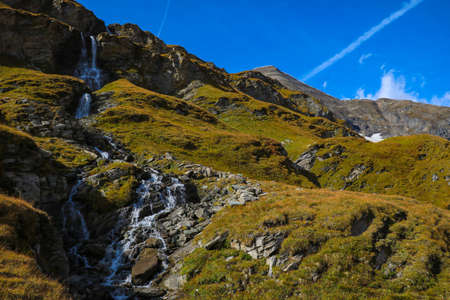 Beautiful mountains on a clear autumn day. Alpsの写真素材