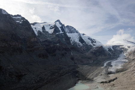 The highest point in Austria is Mount Grossglocknerの写真素材