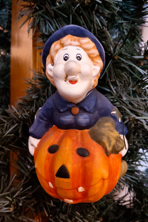 Beautiful Christmas decoration on the tree. Halloweenの写真素材