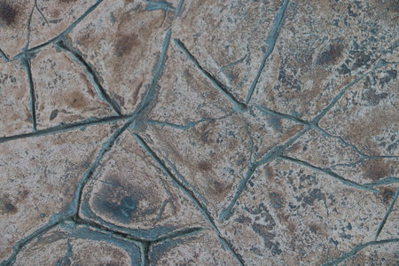 Top view of ceramic tiles, background, textureの写真素材