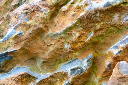 Close-up of the structure of the stone or mountain, backgroundの写真素材