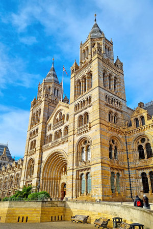 Museum of Natural History - one of the three largest museums. London, United Kingdom, February 7, 2022のeditorial素材