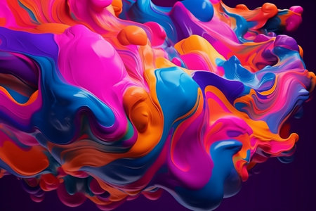 abstract colorful background. Generative AIの素材