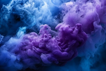 blue sky with clouds. Generative AIの素材