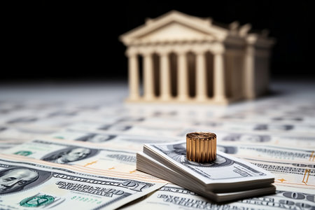 columns of the dollar. Generative AIの素材