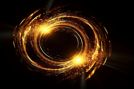 abstract fractal burst. Generative AIの素材