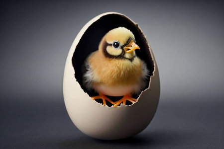 chicken and egg. Generative AIの素材