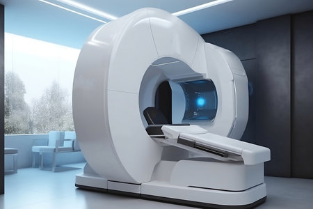 x ray of a laboratory. Generative AIの素材