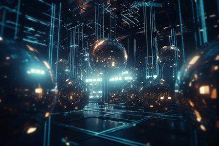 lights of the city. Generative AIの素材