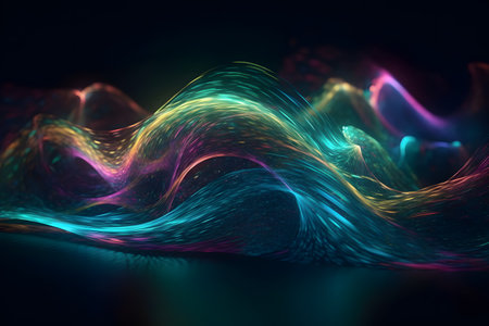 diversity of fractal realms. Generative AIの素材