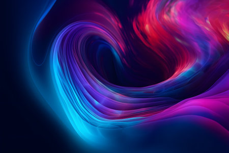 abstract spiral background. Generative AIの素材