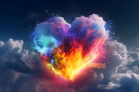 magic of the sky. Generative AIの素材